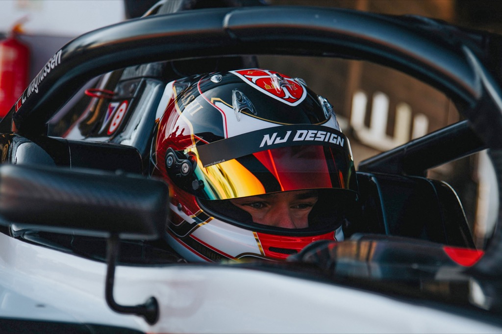 Luca Magnussen klar til første afdeling af GB4 Championship.
(Foto: Luca Magnussen Racing)